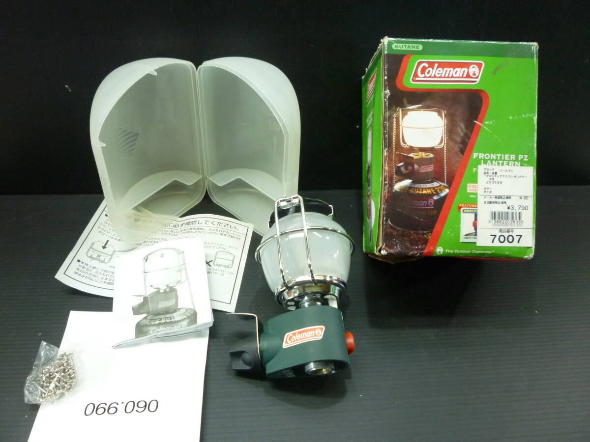 未使用 長期保管品 Coleman コールマン コンパクトガスランタン FRONTIER 203536/フロンティア PZ ランタン キャンプ アウトドア用品 拍卖