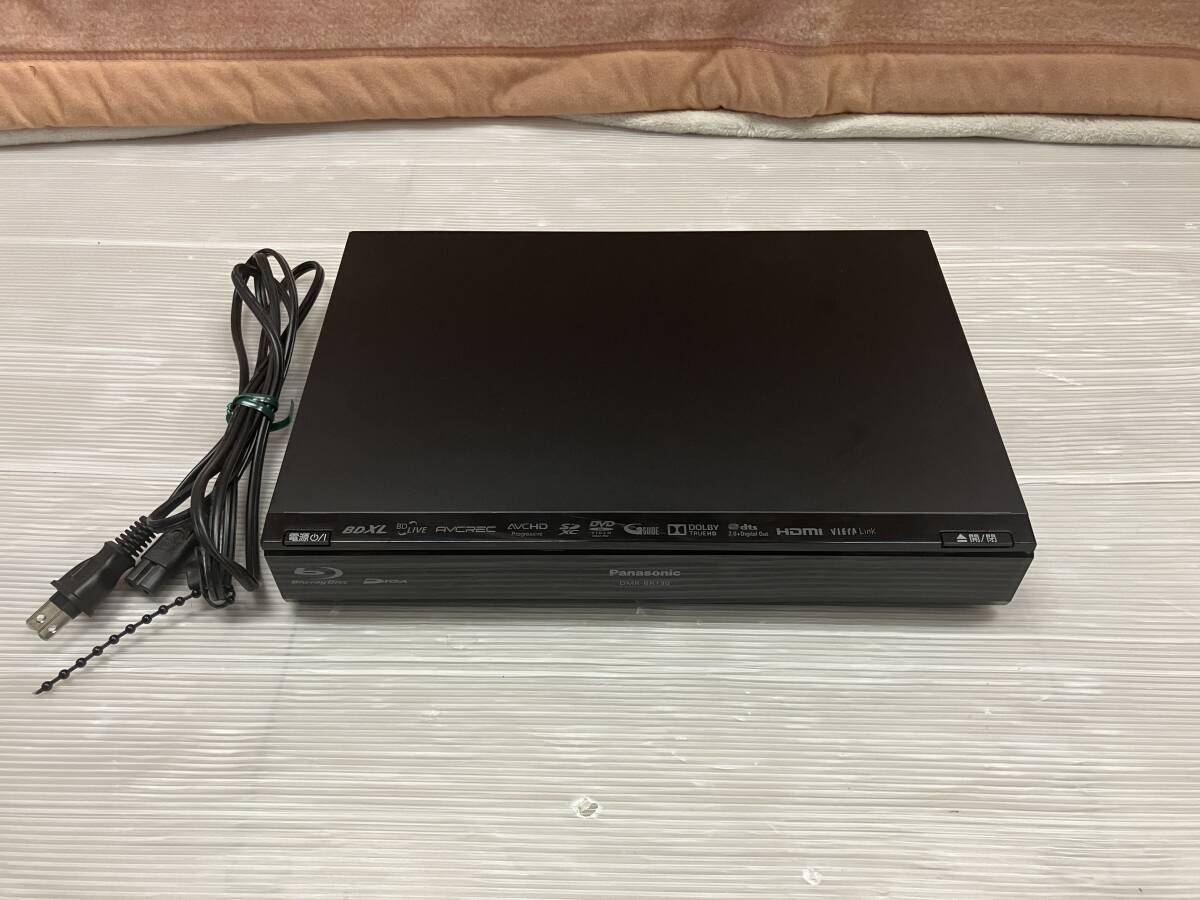 Panasonic(パナソニック)HDD搭載ハイビジョン ブルーレイディスクレコーダー DMR-BR130 / ◯通電・動作確認OK ※リモコン無し拍卖