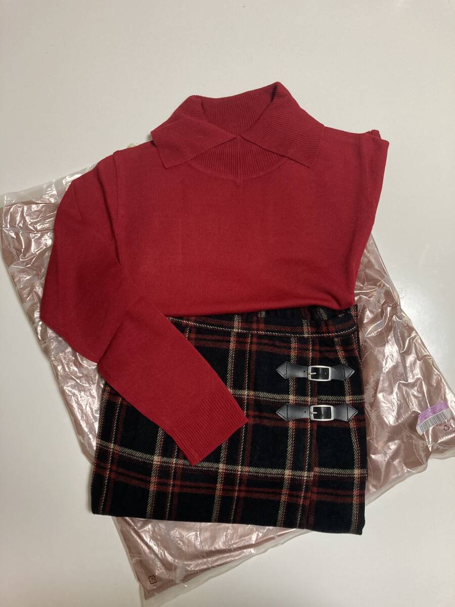 未使用品★格安★フェリシモ★きれいめカジュアル ニット&ロングスカートコーディネート5点セット拍卖