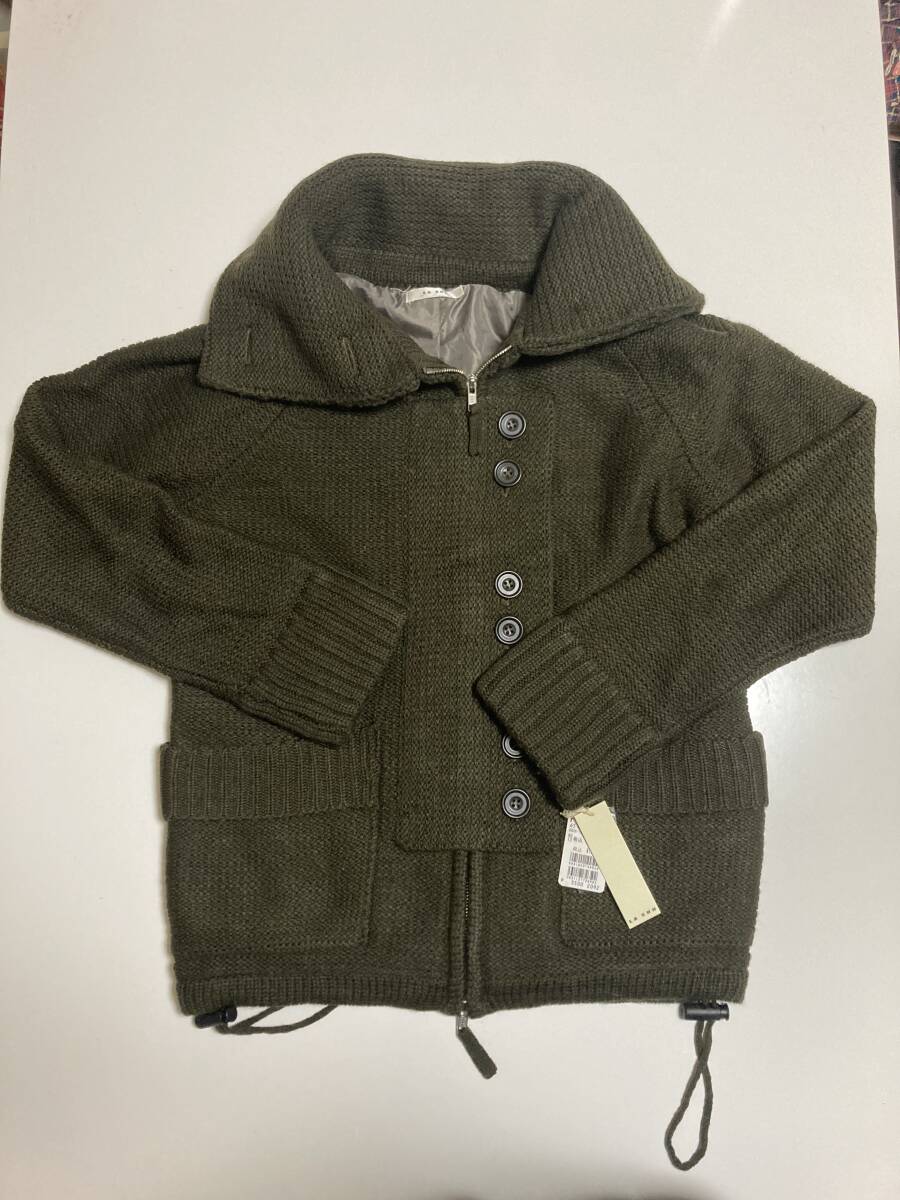 格安★未使用品★タグ付き★ニットジャケット★LA SUD★LASUD★ラシュッド★定価19,950(税込)の品拍卖