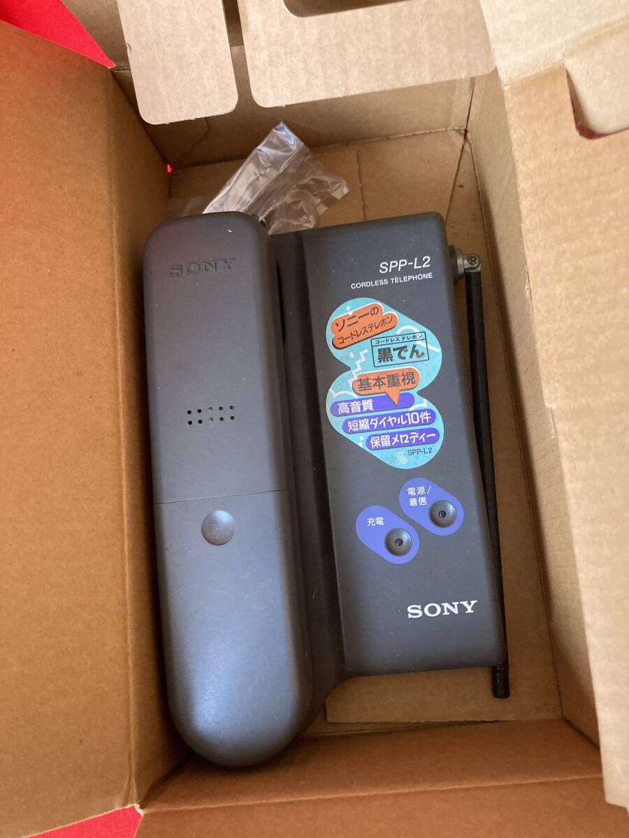 格安★未使用品★SONY★ソニー★コードレステレホン★黒でん★SPP-L2★電話機拍卖