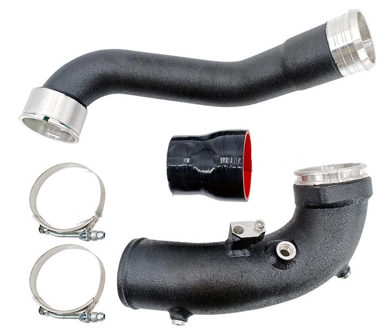 1セット限定特価 トヨタ GRスープラ A90 DB スープラ B58 3.0Lターボ アルミ チャージパイプ ブラック CHARGE PIPE ブーストパイプ拍卖