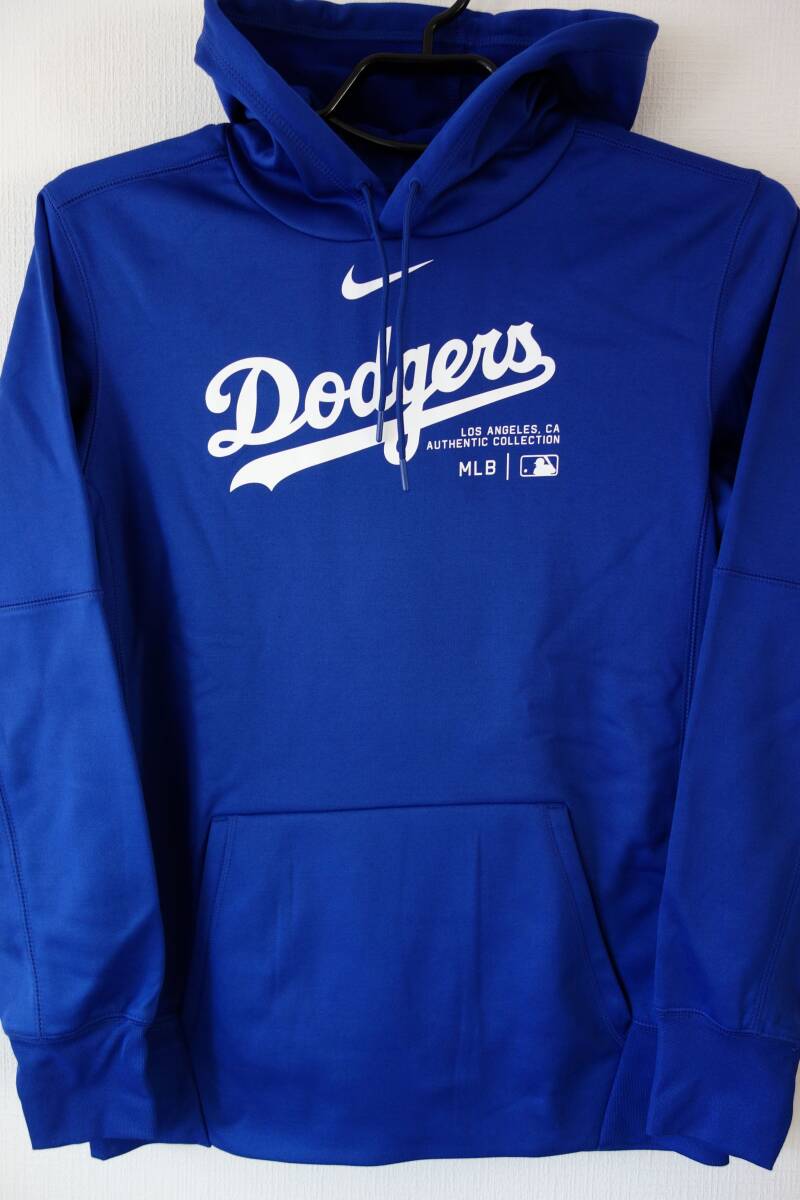 MLB ロサンゼルス・ドジャース ナイキ オーセンティック パーカー フーディー 選手着用モデル 新品未使用 タグ付き拍卖