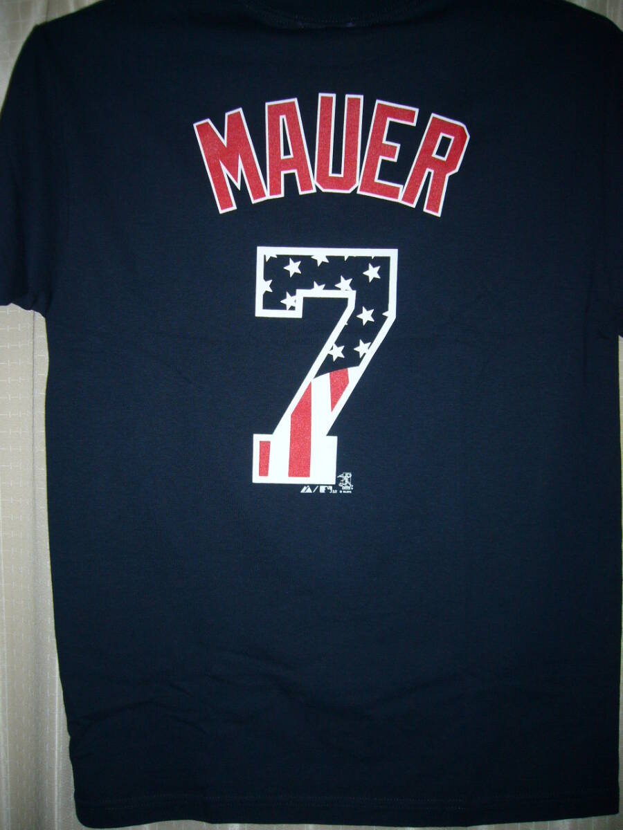 MLB ミネソタ・ツインズ #7 ジョー・マウアー Tシャツ 未使用品 タグ付き拍卖