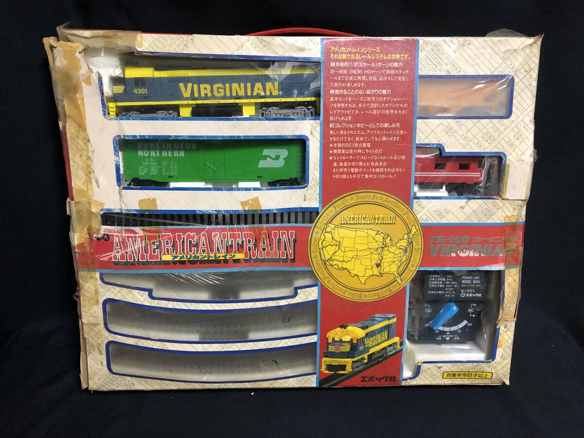 棚-01 現品のみ HO 1/87 スケール ロコモーティブ&トレインモデル エポック社 アメリカントレイン TS-100 ヴァージニア鉄道 拍卖