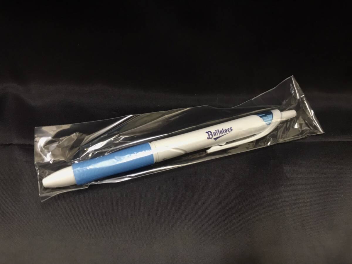 本-01 現品のみ オリックス バファローズ 2021 パシフィックリーグ チャンピオン 優勝 記念 ボールペン 水色 1本拍卖