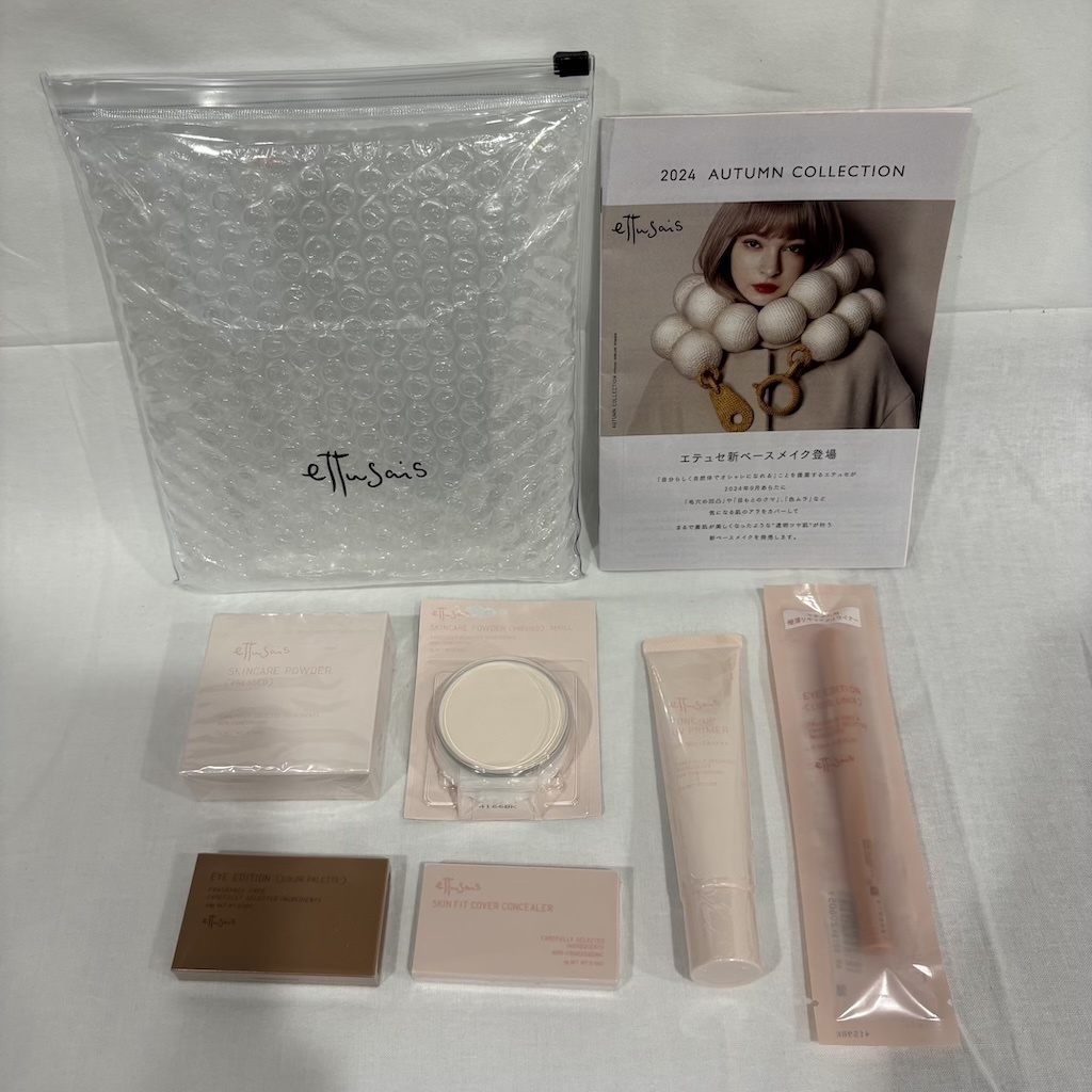 新品 エテュセ アイエディション 06・19/スキンケアパウダー プレスト 本体・レフィル/スキンフィット カバーコンシーラー ※他セット拍卖