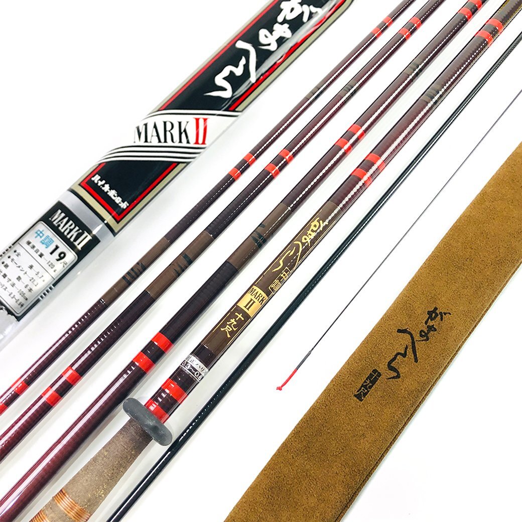 がまかつ がまへら マークⅡ 中調 19尺 中古品 | Gamakatsu Fishing Rod MarkⅡ ヘラ マブナ 釣り竿 淡水 釣り竿 釣具 ヘラブナ釣り拍卖