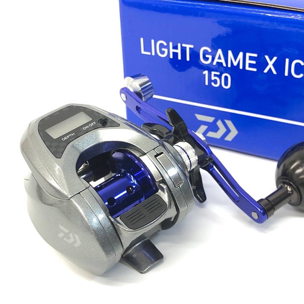 K ダイワ ライトゲーム X IC 150 カウンター付き ベイトリール 右巻き 621066 | DAIWA LIGHT GAME 船用 手動リール 液晶OK 【①】拍卖