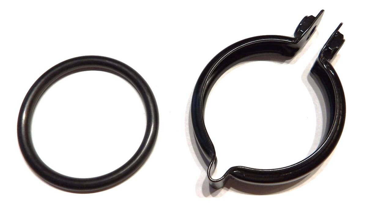 (送料込) ボルボ 240 260 ガソリンタンク・フィラーホースクランプ・Oリング付【ボルボ純正・新品】拍卖