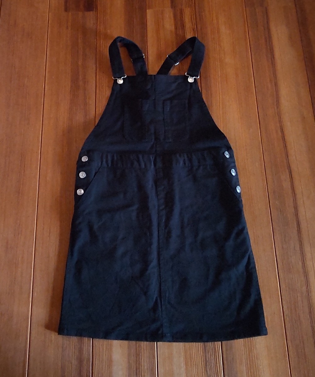 ★WEGO ミニジャンパースカート ブラック サイズF 超美品★ 拍卖