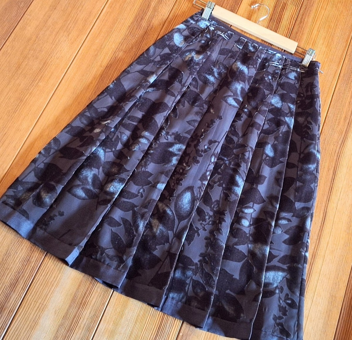 ★JUNO 上質 大人きれいめ ミディ丈 ミモレ丈 スカート 38 美品★拍卖