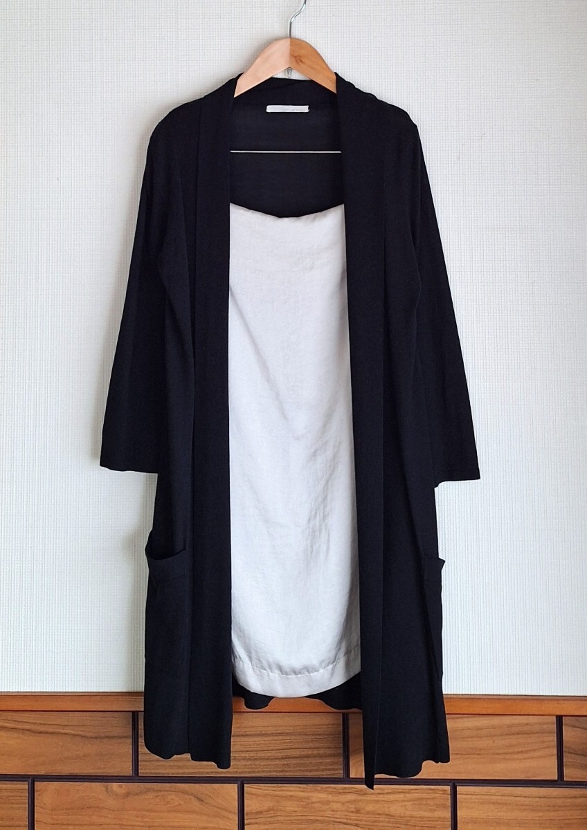 ★Brahmin ブラーミン キャミワンピドッキングニットカーディガン サイズ38 難あり★拍卖