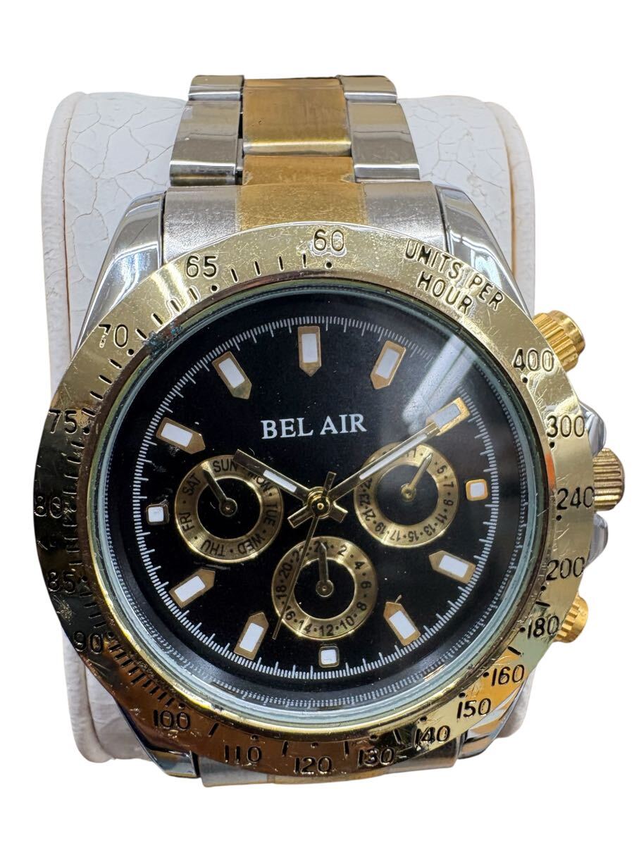 ◯a BEL AIR ② 黒文字盤 腕時計 動作未確認拍卖