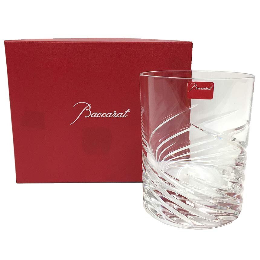 送料無料 Baccarat バカラ アンタンジブル・スピン ARIK LEVY スピン オールドファッション ロックグラス 1客 単品 酒器 未使用 aq9305拍卖
