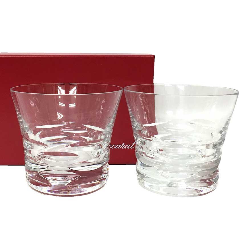 送料無料 Baccarat バカラ Lola ローラ タンブラー 2012 オールドファッション ロックグラス ペアセット 酒器 未使用 aq10347拍卖