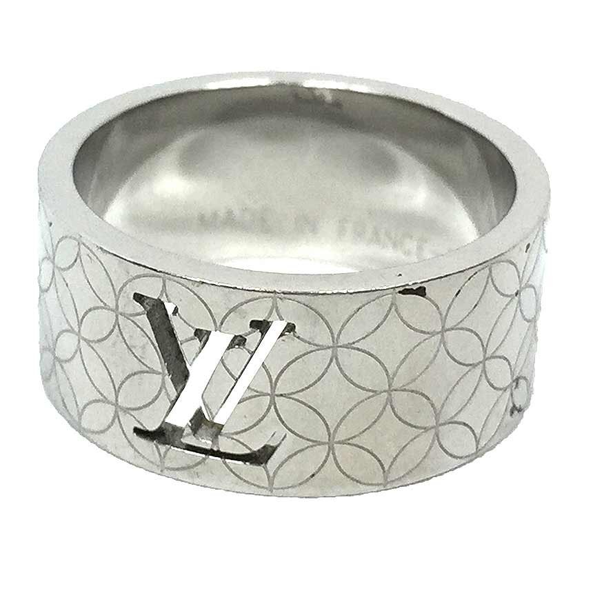セール ルイヴィトン LOUIS VUITTON バーグ・シャンゼリゼ リング M65456 XSサイズ シルバー メンズ アクセサリー aq9207拍卖