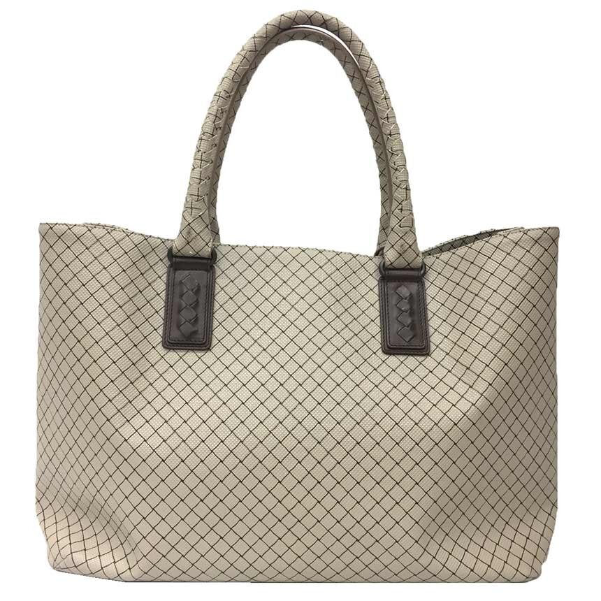 BOTTEGA VENETA ボッテガヴェネタ マルコポーロ トートバッグ 222498 ライトグレー aq11967 送料無料拍卖