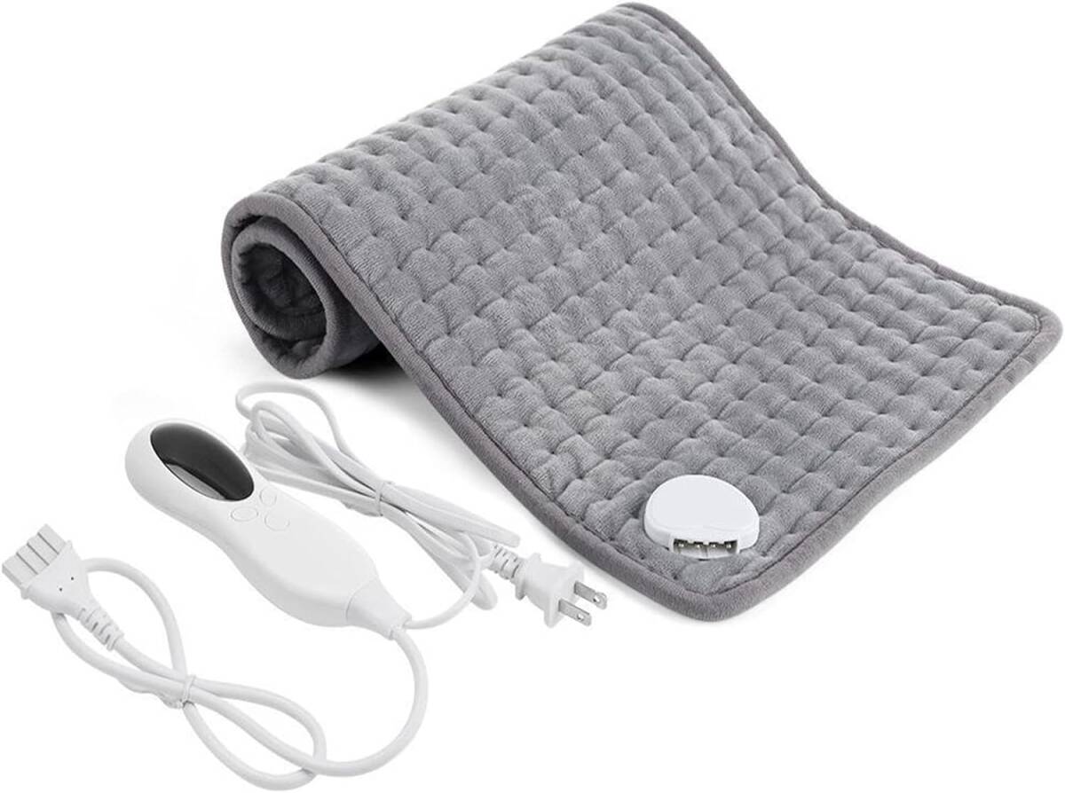 ホットマット 電気ホットカーペット 10段階温度調節 電気マット タイマー機能付き 丸洗い可能(サイズ:30*60cm)拍卖