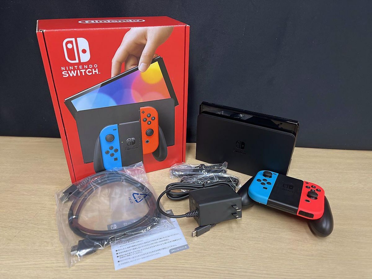 未使用品 任天堂 Nintendo Switch ニンテンドースイッチ 有機ELモデル HEG-S-KABAA ★拍卖