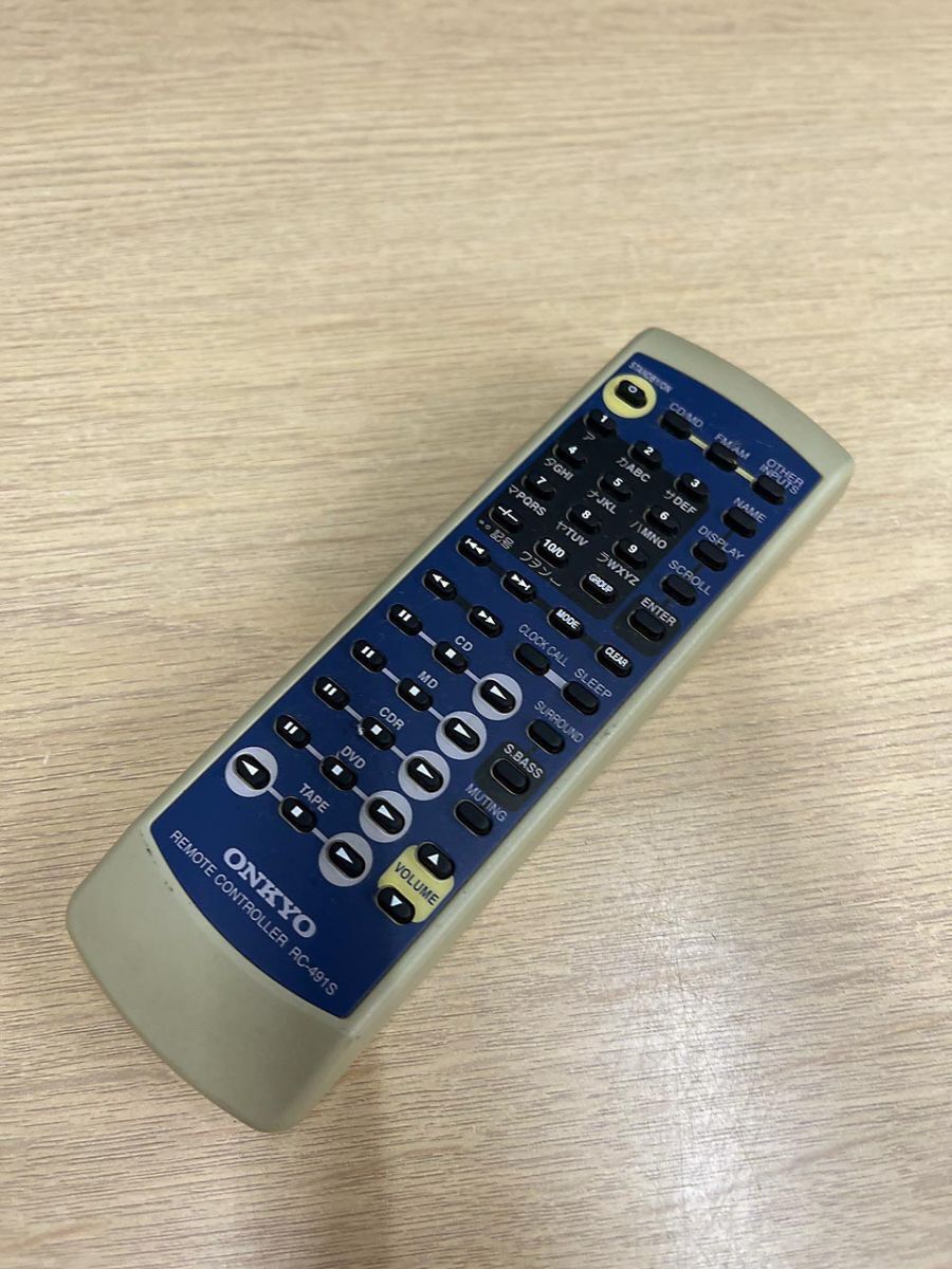 ONKYO オンキョー オーディオ リモコン RC-491SSTR017275拍卖