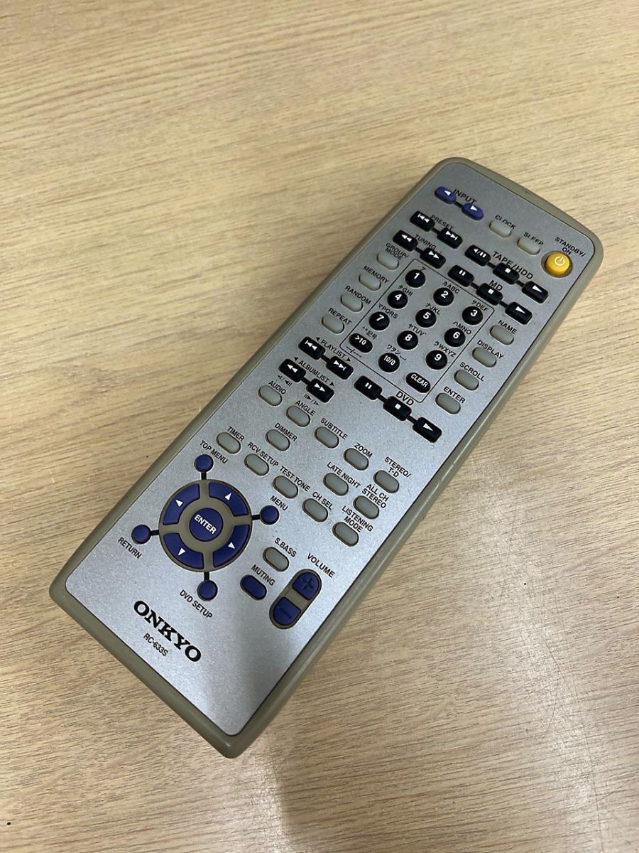 ONKYO オンキョー リモコン オーディオ RC-633S拍卖