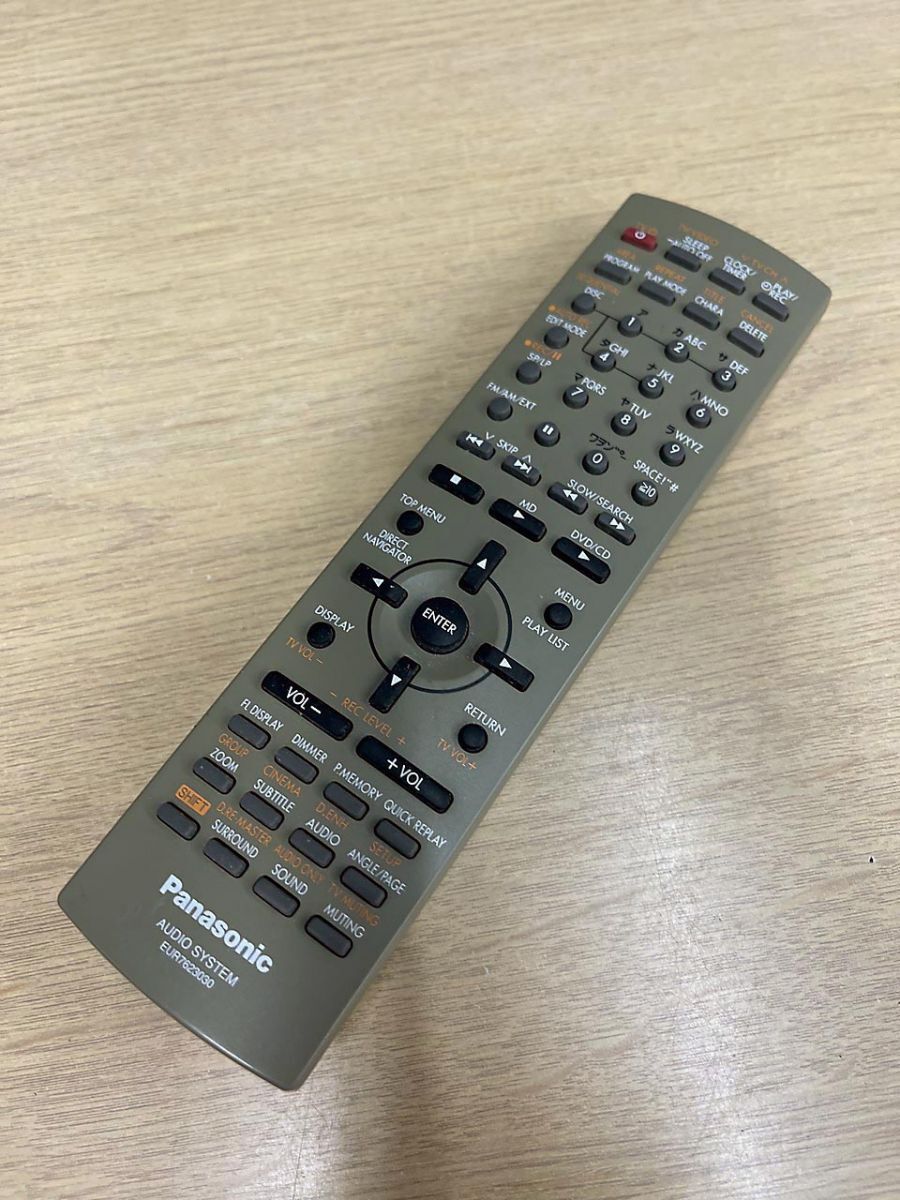 Panasonic パナソニック リモコン オーディオ EUR7623030拍卖
