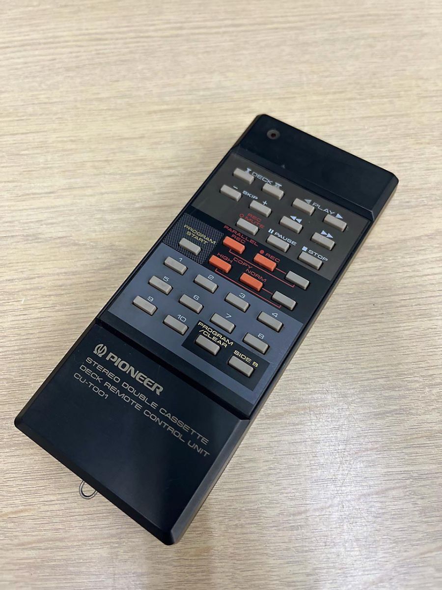 Pioneer パイオニア リモコン カセットデッキ CU-T001拍卖