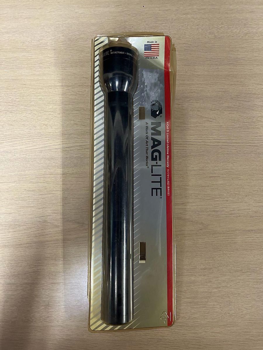 【未開封品】 MAG-LITE マグライト 4セルD ハンディライト S4D016V ※パッケージダメージあり拍卖