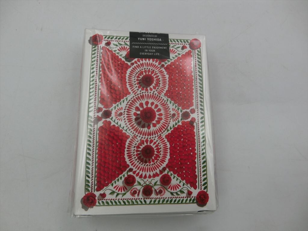 【MN16-56】【送料無料】未開封/吉田ユニ/プレイングカードブック トランプ レッド/現代日本美術 アート/雑貨 インテリア拍卖
