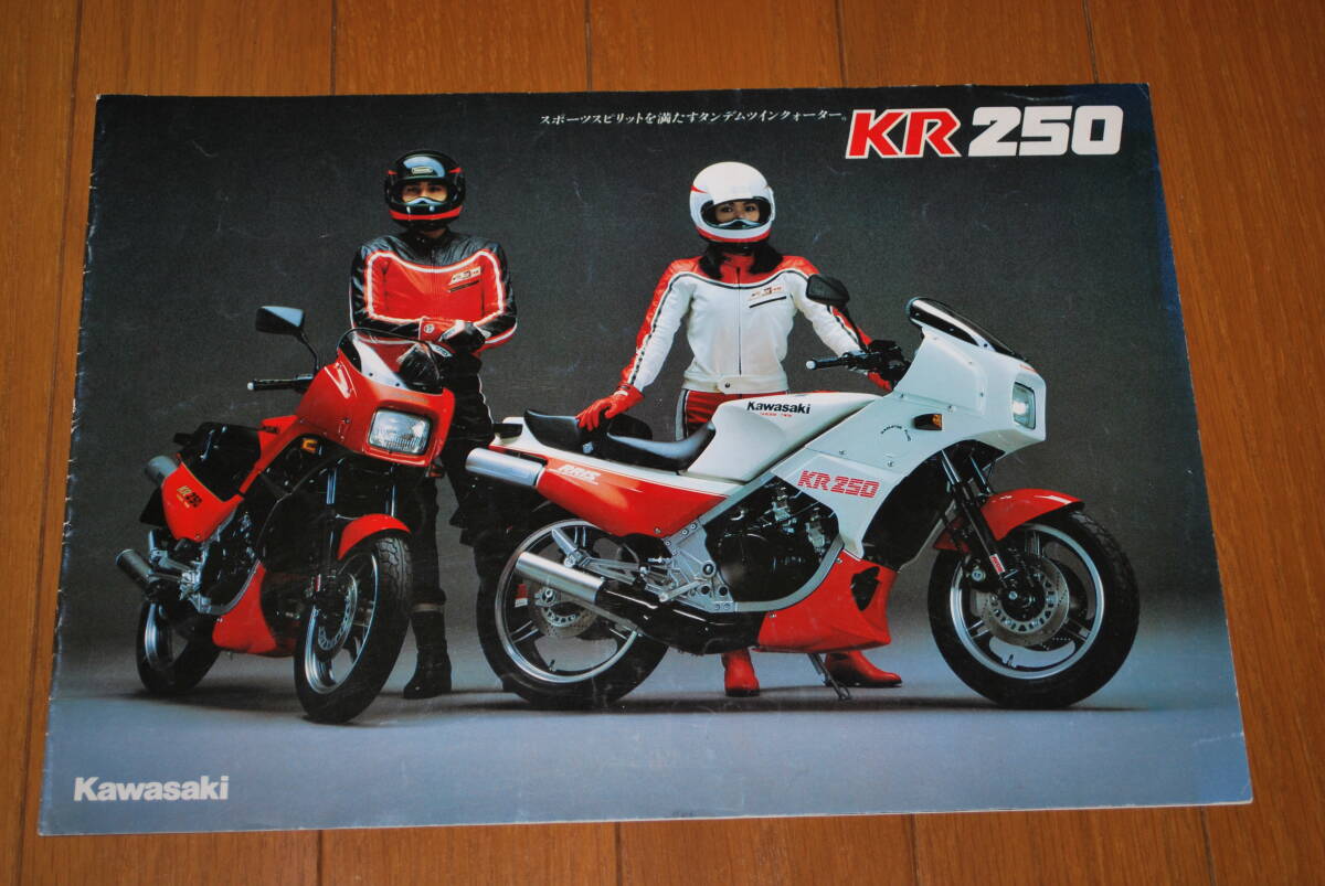 カワサキ KR250 カタログ 1985年3月 販売店印あり Kawasaki 拍卖