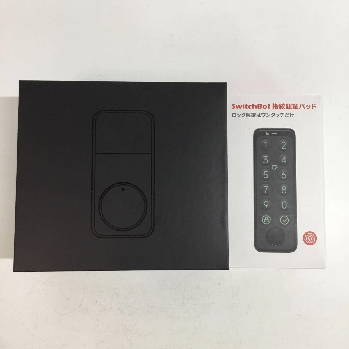 【開封未使用品】SwitchBot スイッチボット スマートロック Pro セット ブラック W350002 指紋認証パッド W2500020 セキュリティ 鍵拍卖
