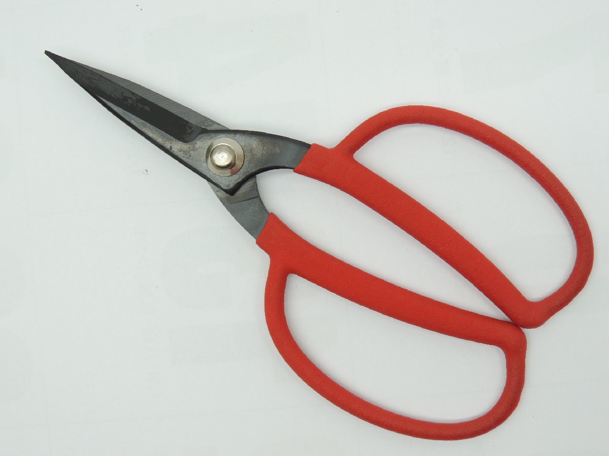 三条産 植木屋さん 盆栽鋏 180㎜ 赤グリップ JAN 4909191830099 株式会社ツボタ うえきやさん ぼんさいはさみ拍卖