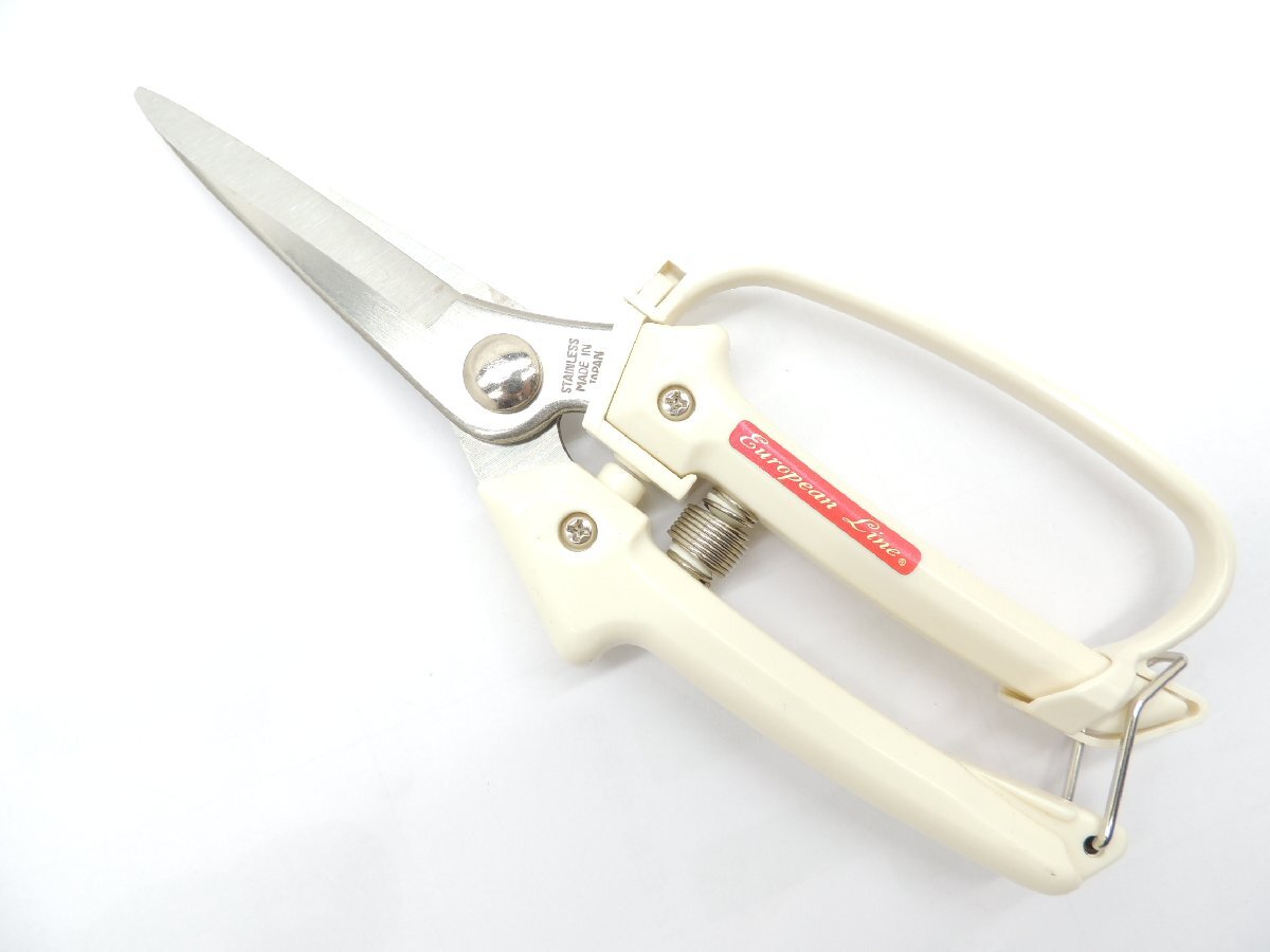 日本製 ツボタ ステン ヨーロピアンライン ガード付 L-5 JAN 4909191840326 園芸・ガーデニング用鋏 三条 TUBOTA ツボタ 越乃興三拍卖