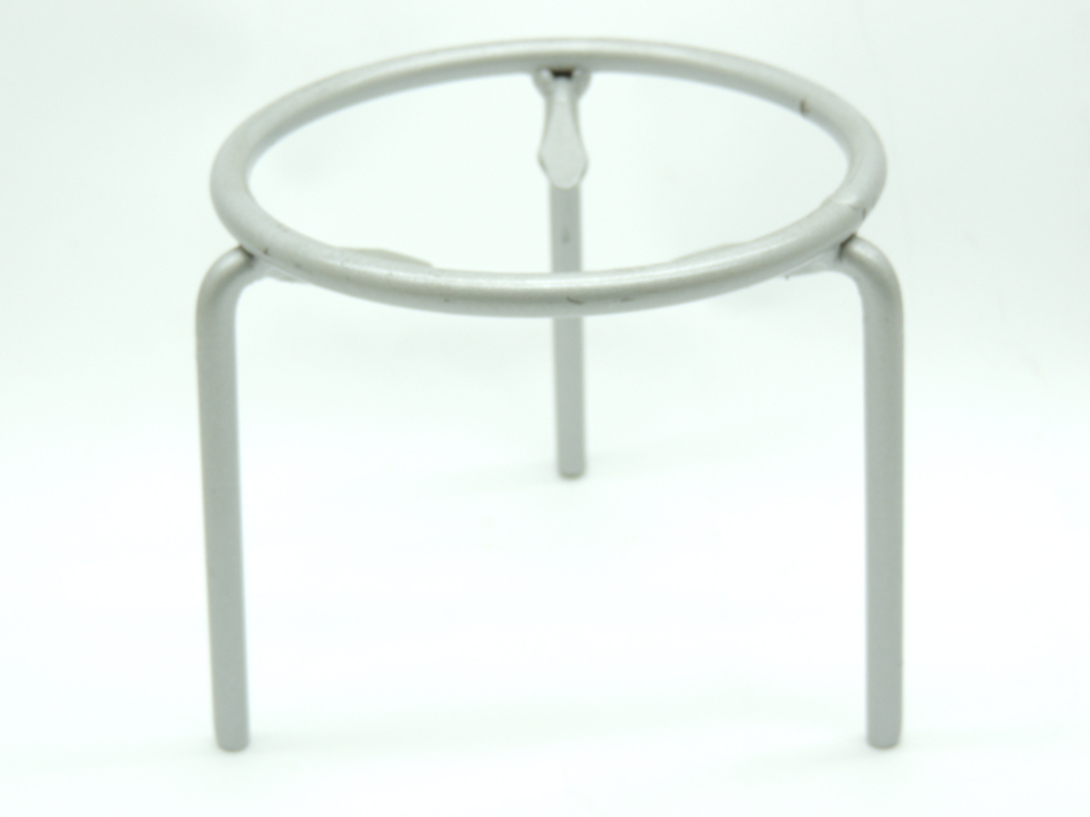 日本製 鉄ヌリ 五徳 三分丸 150ミリ(5寸) シルバー吹付塗装 火鉢・囲炉裏・アウトドア用拍卖