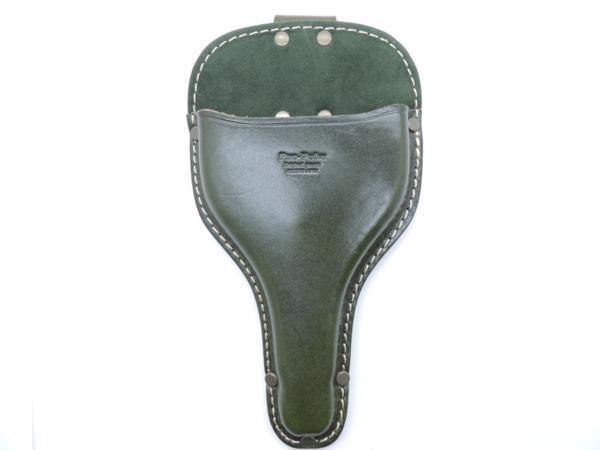 日本製 プロポケ 牛皮 緑 大久保鋏ケース サック 品番PMG-03 園芸具差 おおくぼ ぎゅうがわ けーす さっく拍卖