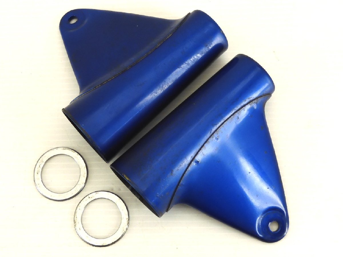 60@1062【評価S】 YAMAHA ヤマハ YM-1 YM1 当時物 実動 純正 ヘッドライト ステー 青 ブルー 走行距離表示12,819km ライトステー拍卖