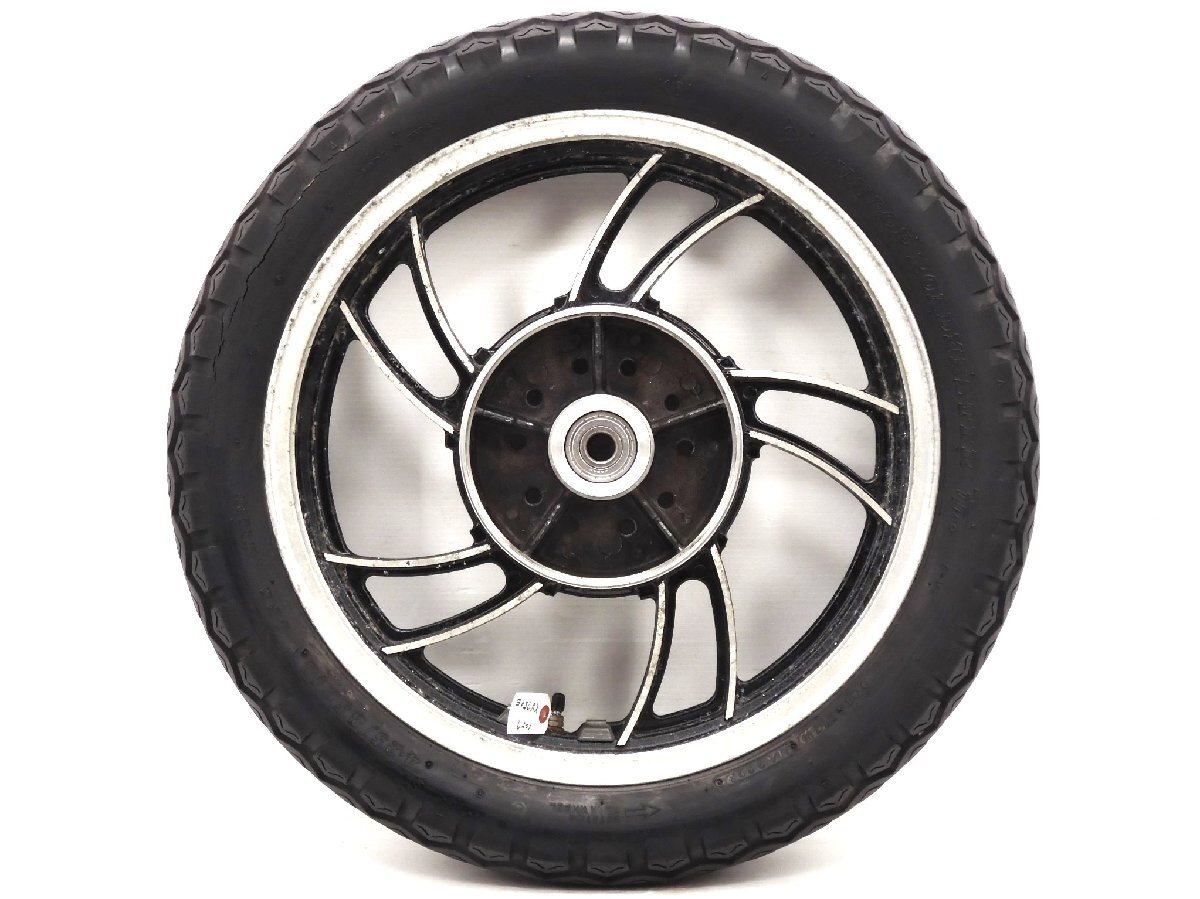 160@1057【評価A】 ヤマハ XV750E 5K0 当時物 実動 純正 リア ホイール MT2.15×18 行距離12,933km拍卖