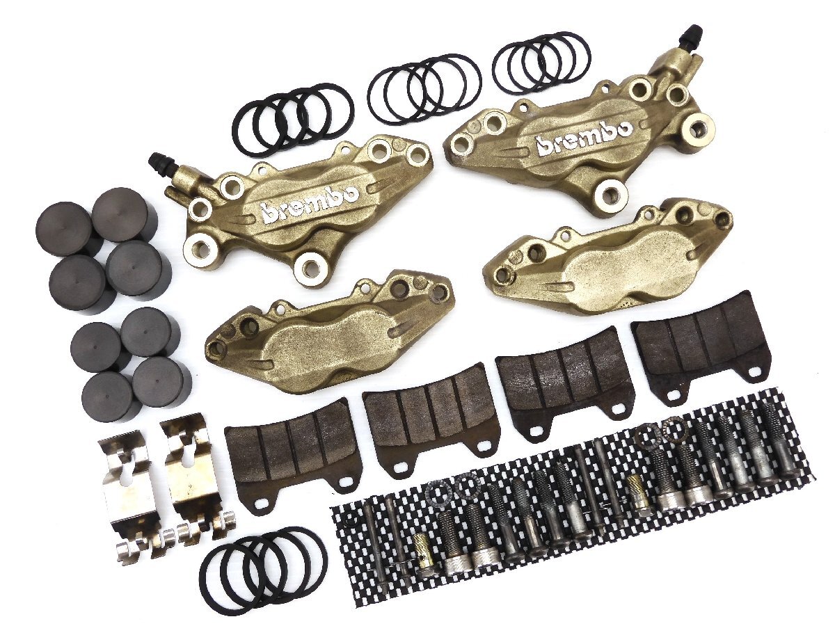 80@1049【評価S】 モトグッチ ブレヴァ 1100 実動 brembo ブレンボ フロント ブレーキ キャリパー 分解洗浄済 MOTO GUZZI Breva V1100拍卖