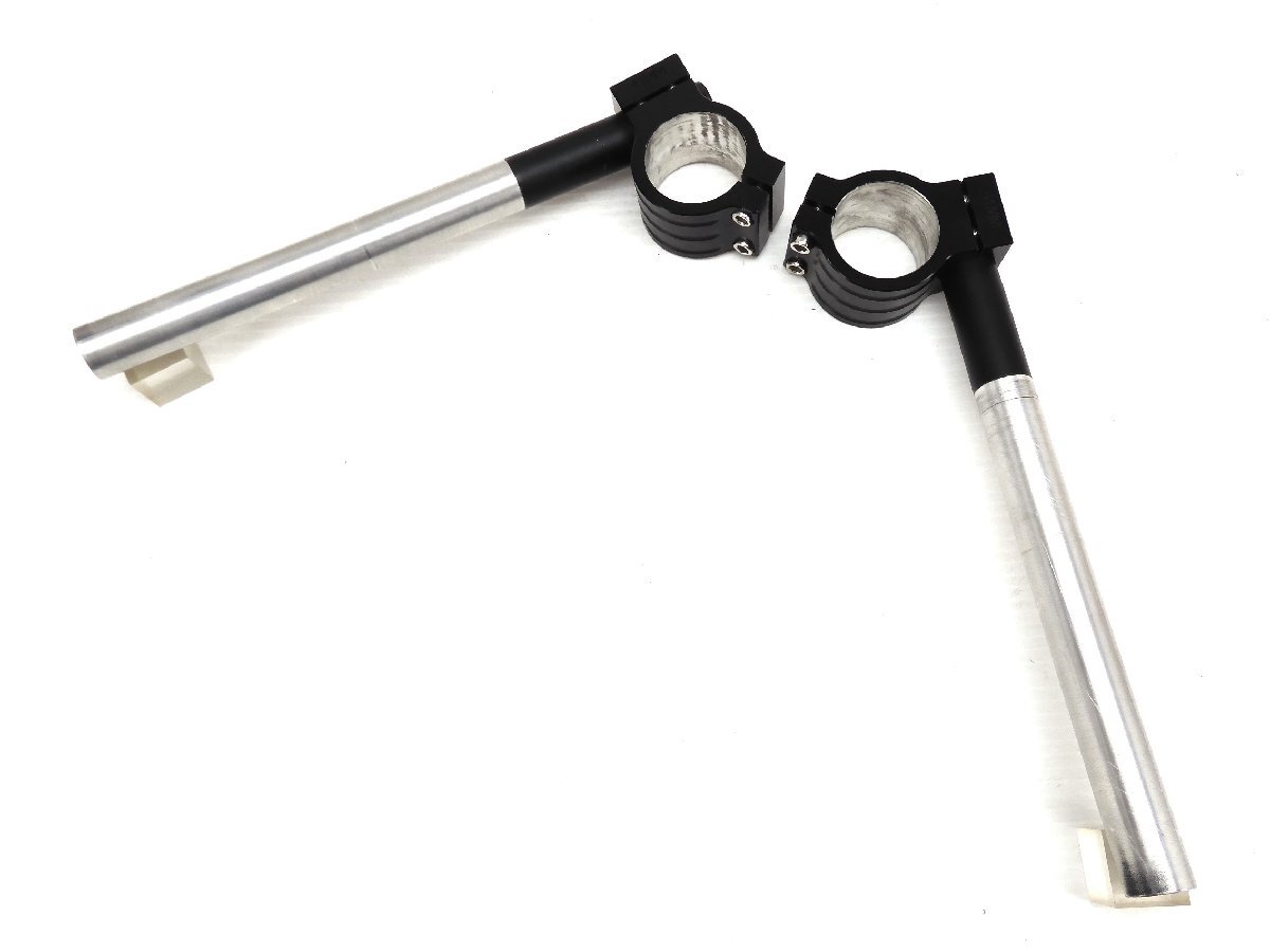 60@1045【評価S】 BMW K100RS 社外 汎用 アルミ セパレート ハンドル セパハン 左右 セット Φ41 CB400SF CB750 CBR400RR NSR250R TZR250拍卖