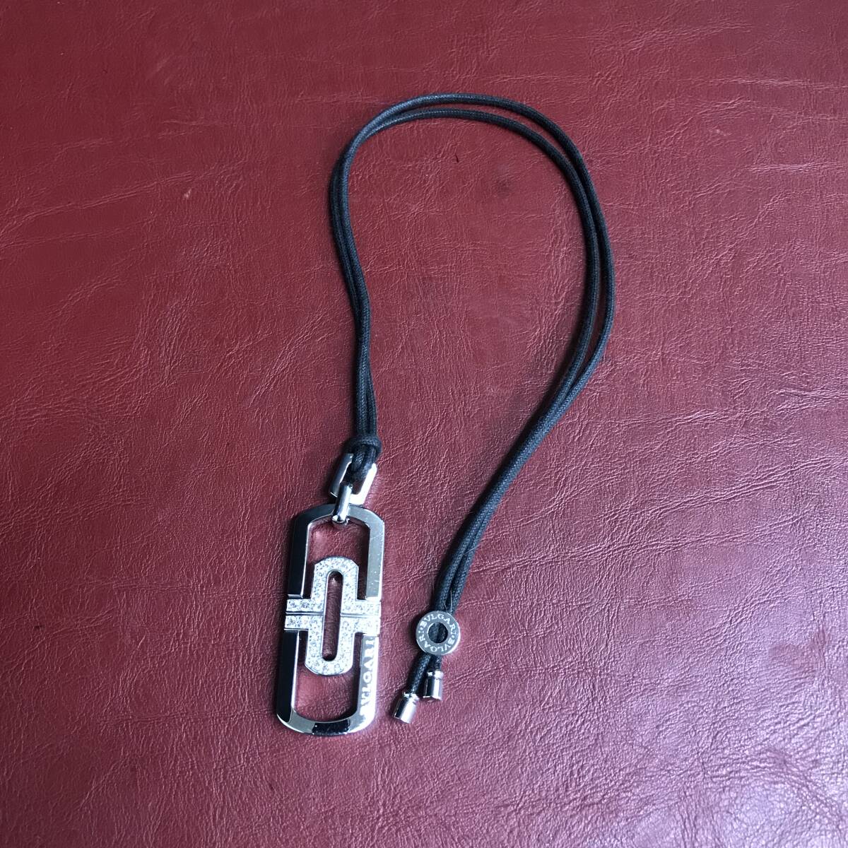3★現状渡し★BVLGARI★パレンテシ★オープンワークネックレス★STEEL拍卖