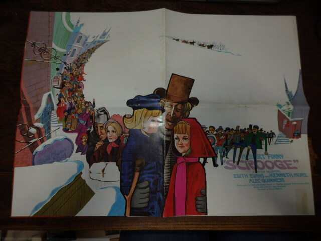 映画プレスシート「c1694 クリスマス・キャロル(折れ有り)」」アルバート・フィニー アレック・ギネス拍卖