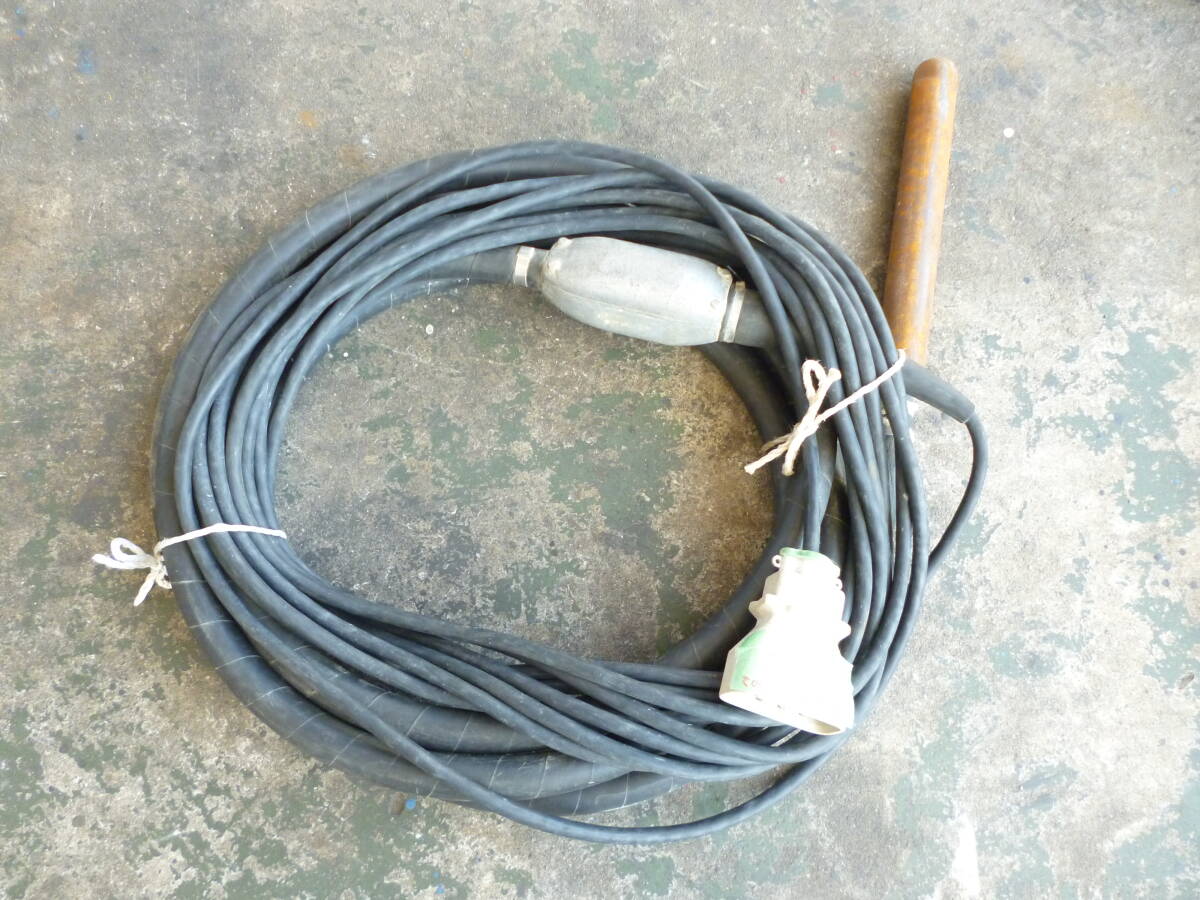 EXEN エクセン 高周波フレキ 42Φ コンクリートバイブレーター コンクリート 工事現場  動作確認済ですがジャンク扱い拍卖