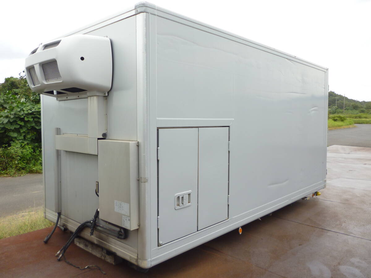 激安1円~コンテナ 安心盗難防止 大ドア専用鍵付きバイクガレージ .現状品.アルミ.コンテナ 倉庫 箱. ハウス . 作業場. 物置、資材倉庫、拍卖