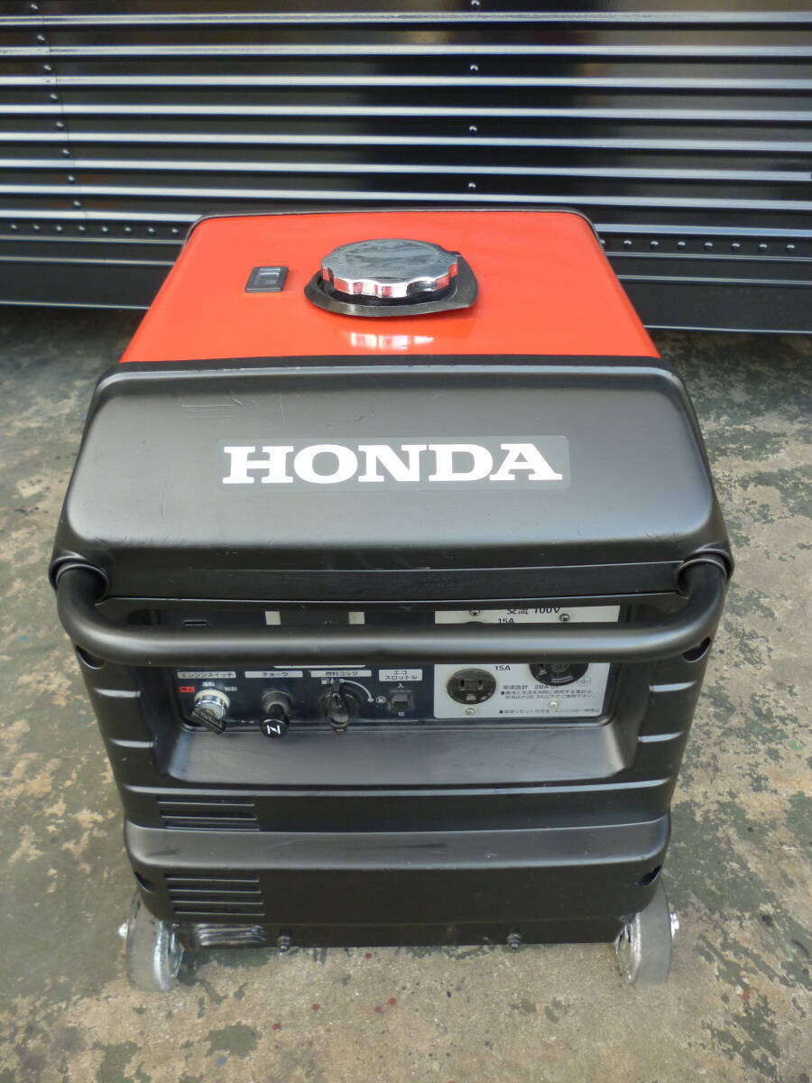 ホンダ インバーター発電機 セル作確認済み .Honda EU28is 100V アウトドア・非常電源.工事現場. 中古再塗装品 使い方色々拍卖