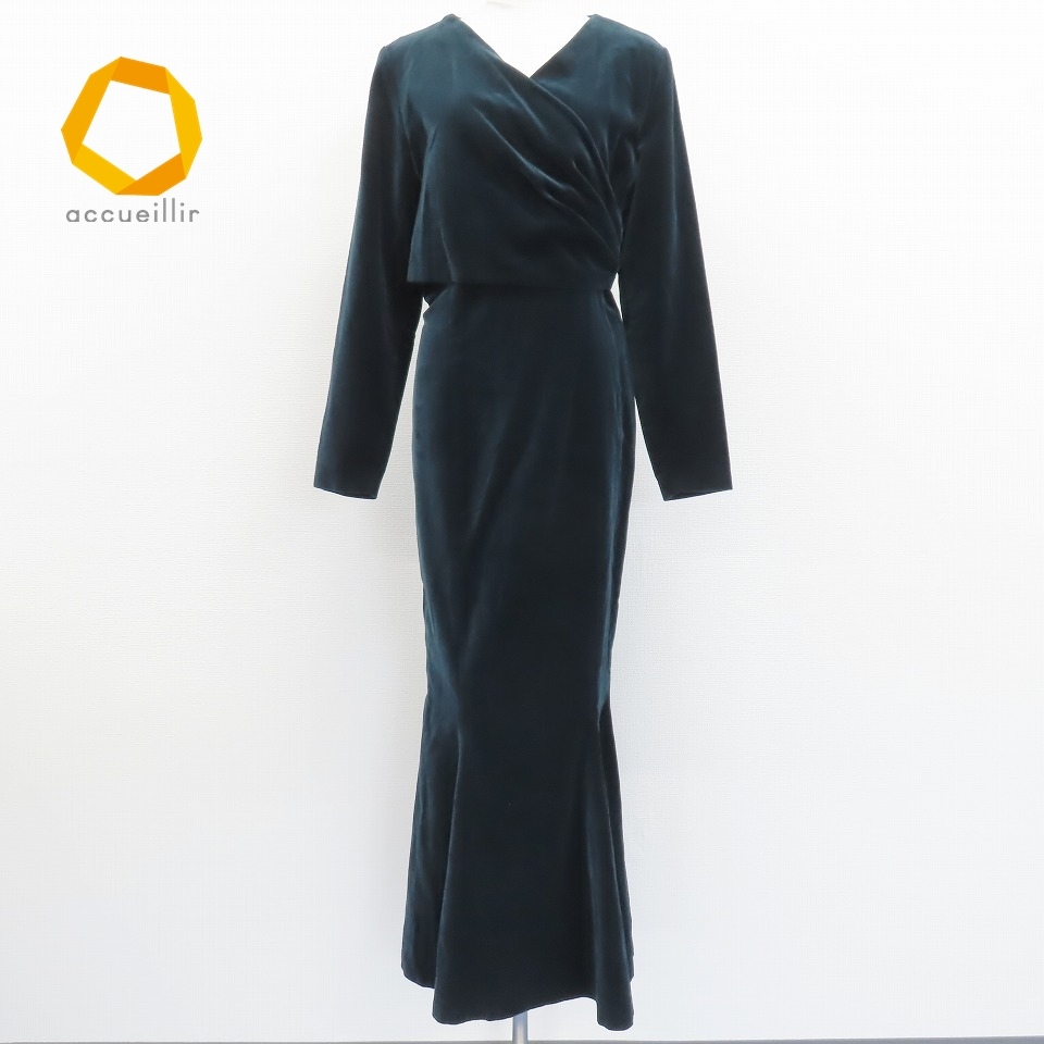 フランス製 INSCRIPTION RYKIEL ソニアリキエル ヴィンテージ ロングワンピース ドレス ベロア w842261i拍卖