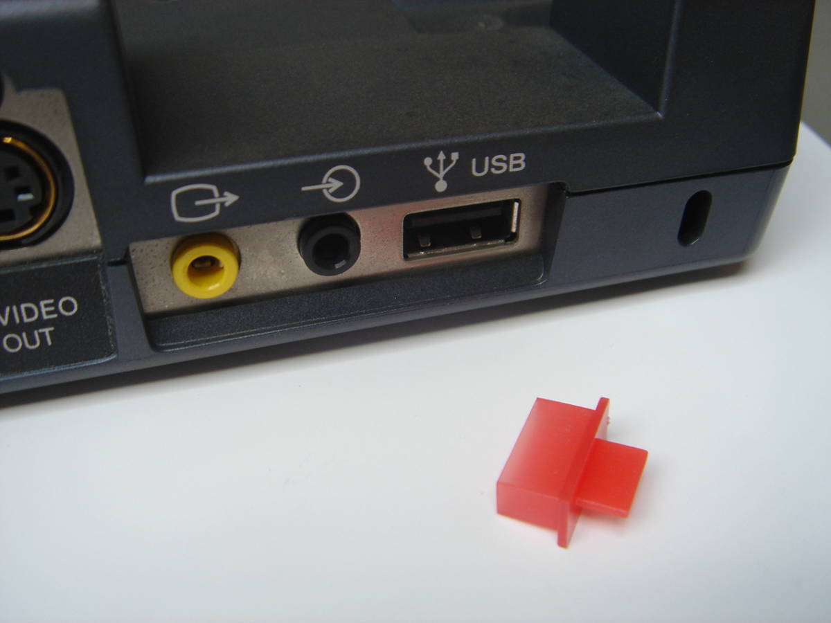 USB-A用コネクタカバー・赤・10個セット★CSo★拍卖