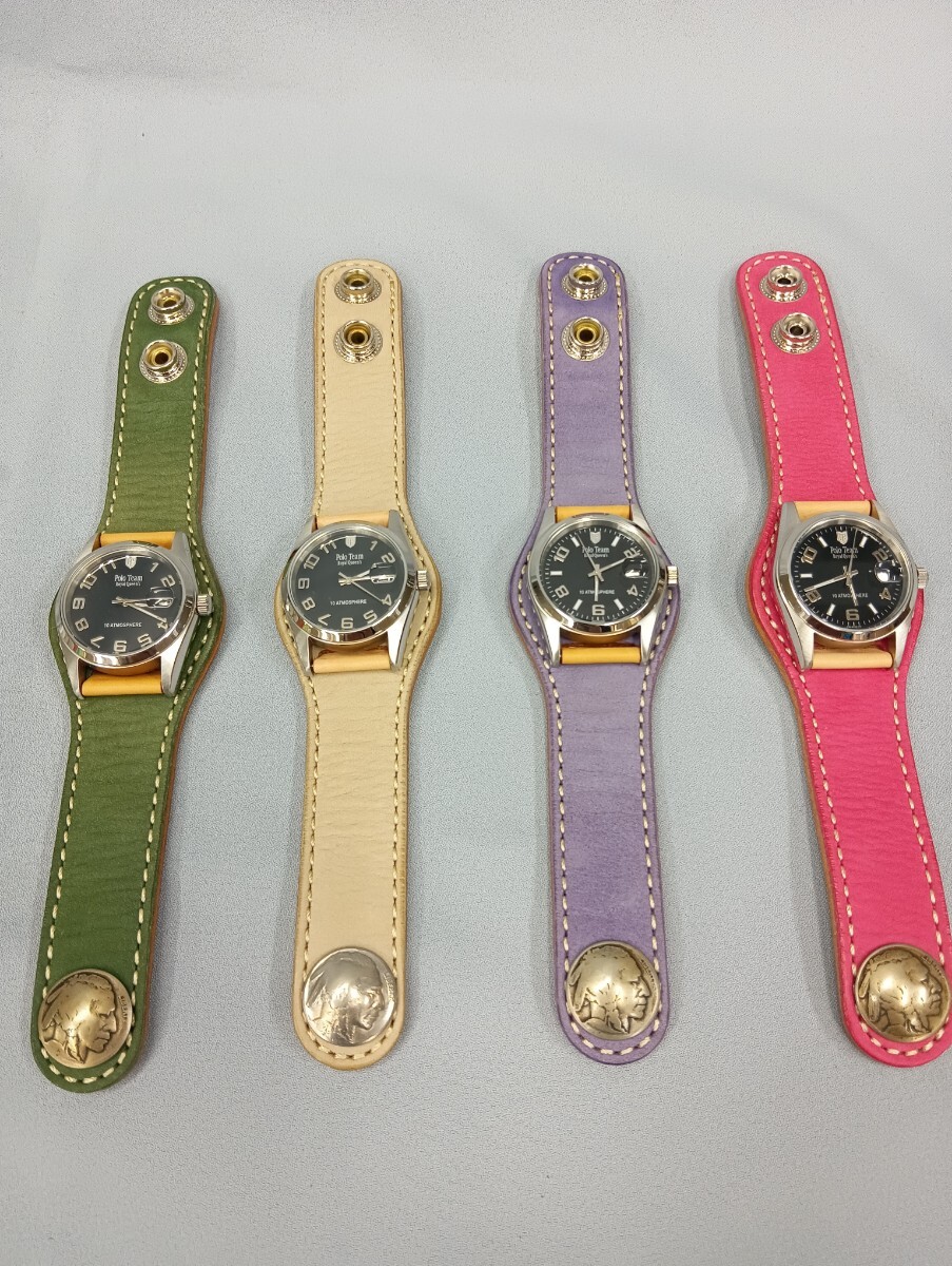 未使用品 本革 ベルト クォーツ 腕時計 まとめ 売り拍卖