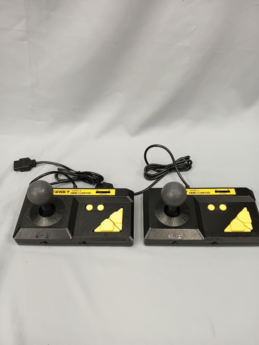 joy stick 7 ジョイスティック mark 2 マーク2 hj 7 ファミリーコンピューター 2個セット拍卖