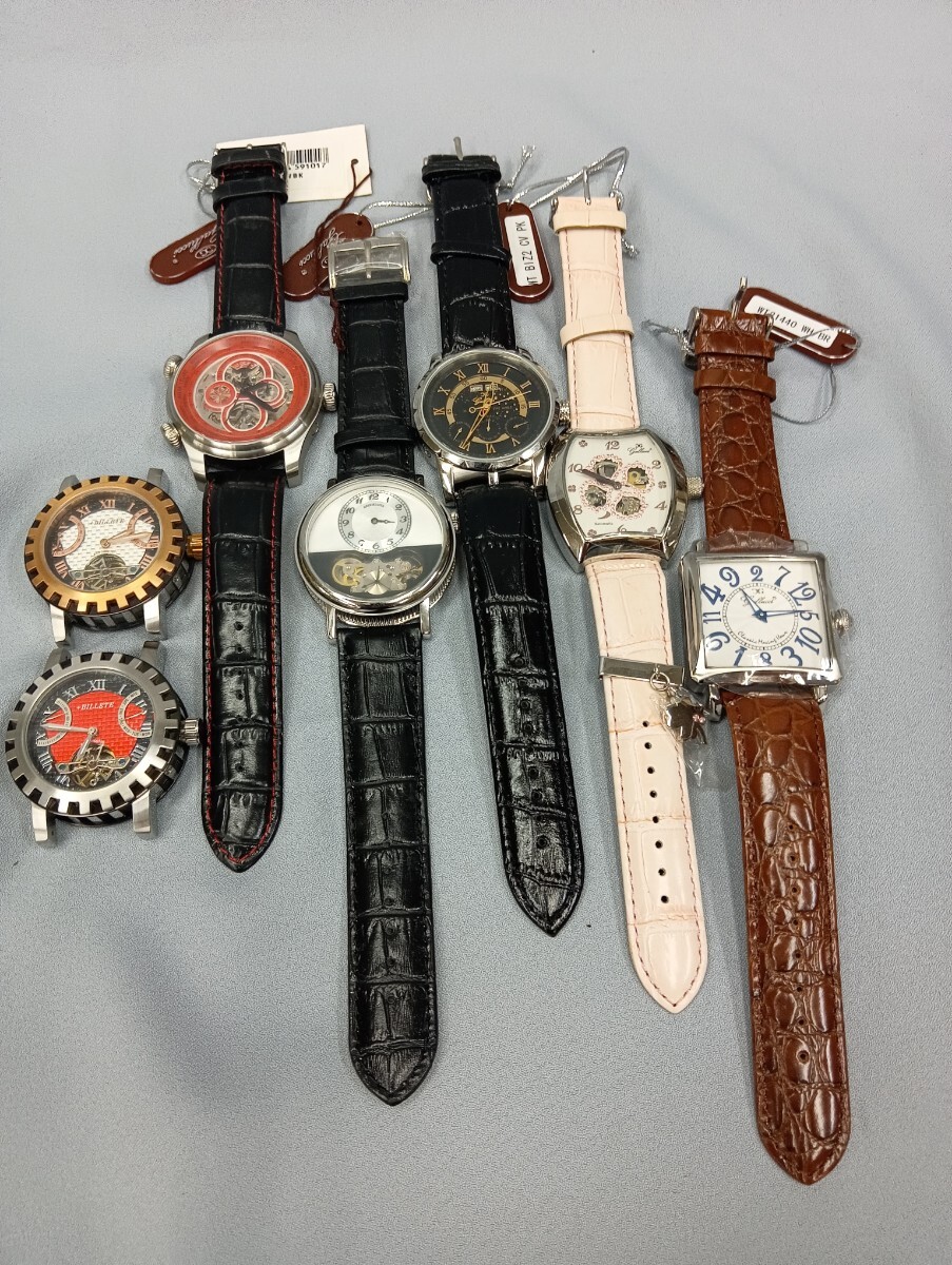 ジャンク品 機械式 自動巻 腕時計 まとめ 売り ガルーチ gallucci ブロッキアーナ など拍卖